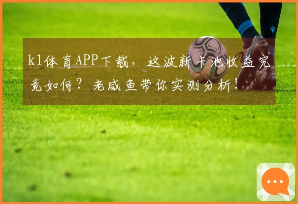 k1体育APP下载，这波新卡池收益究竟如何？老咸鱼带你实测分析！